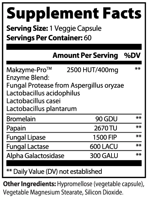 Digestive Enzyme Pro Blend zenpure