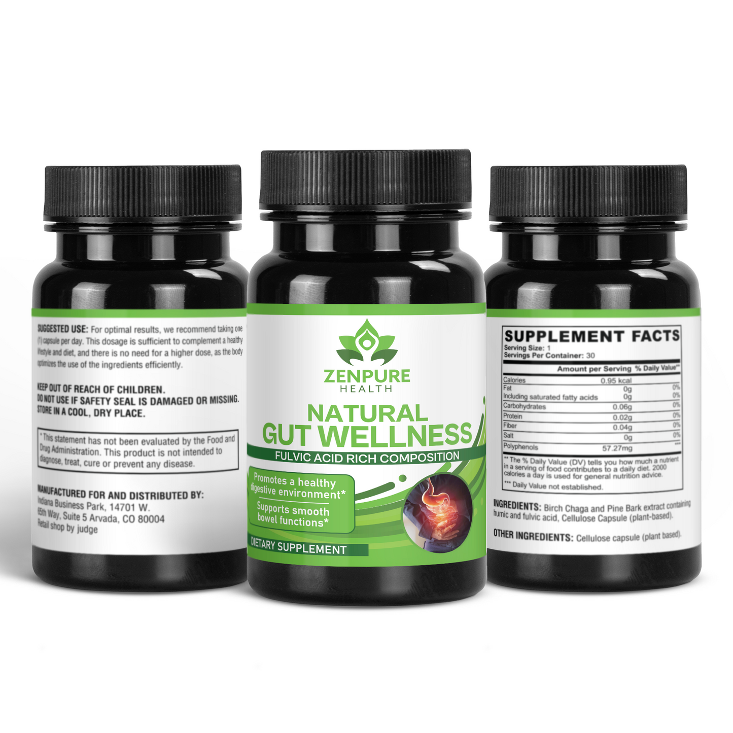 Natural Gut Wellness Capsules