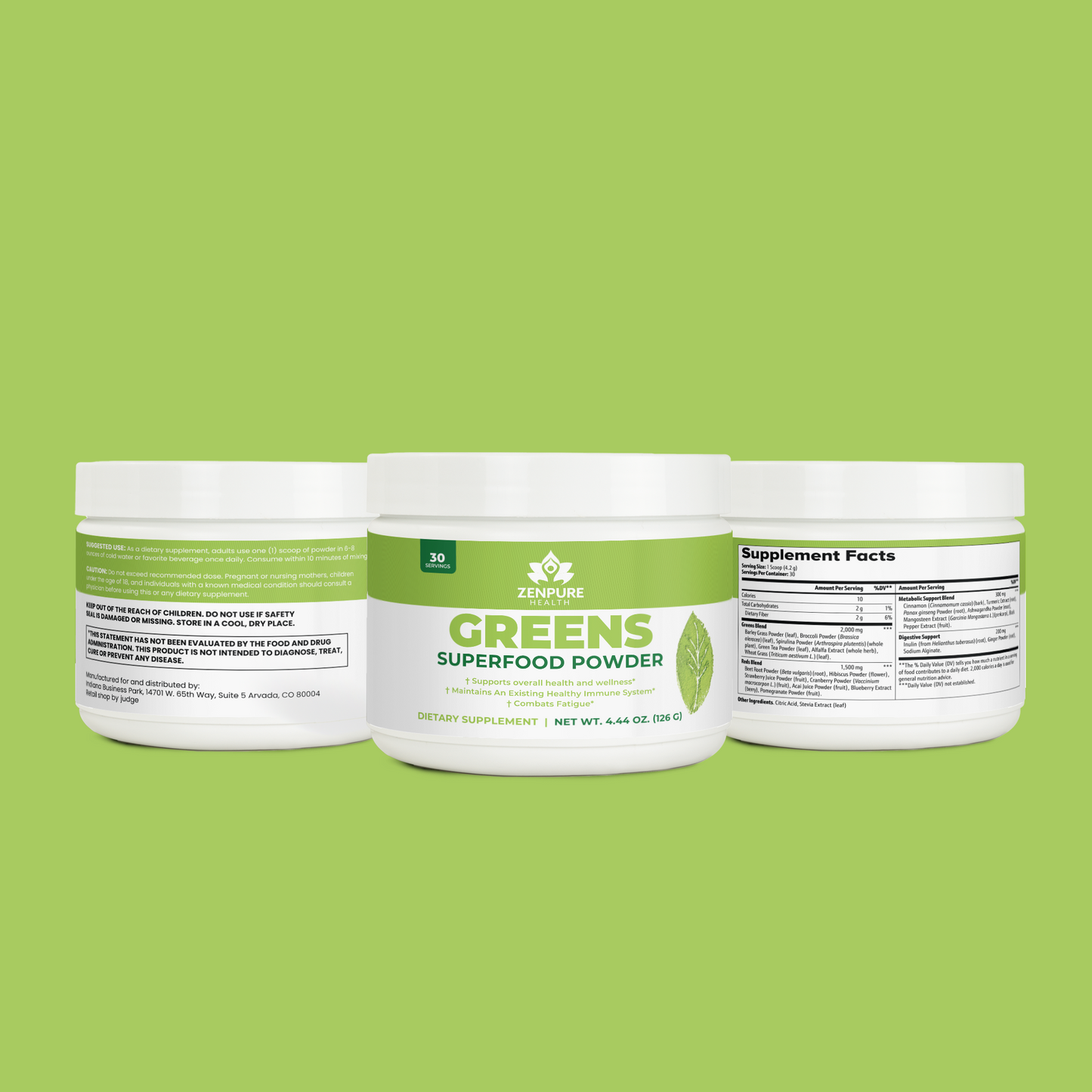 Zenpure Health Greens Superfood