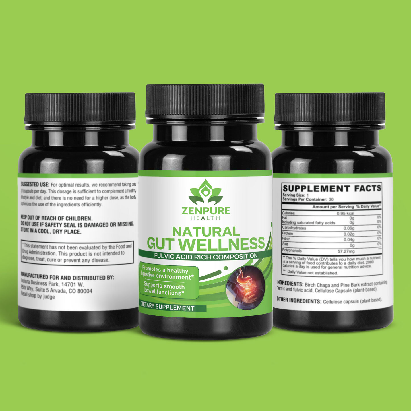 Natural Gut Wellness Capsules